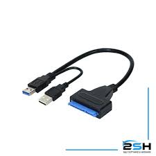 CARE CASE Câble USB 3.0/2.0 mâle vers SATA mâle Adaptateur de conversion de disque dur Prise en charge du convertisseur de disque dur SATA 4 To, noir